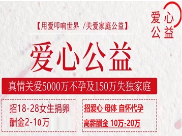 晋州捐卵助孕生子 爱心志愿者招募
